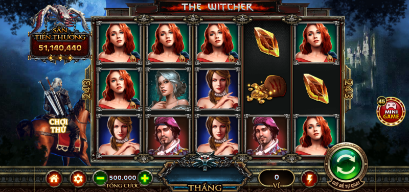 Game slot The Witcher tại Hit Club